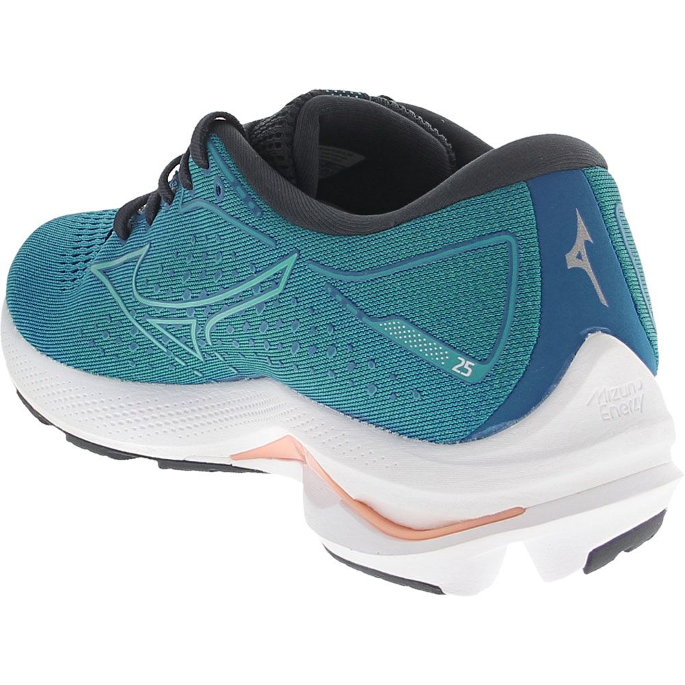 Mizuno Wave Rider 25 Womens Running Shoes Imperial Blue Back View