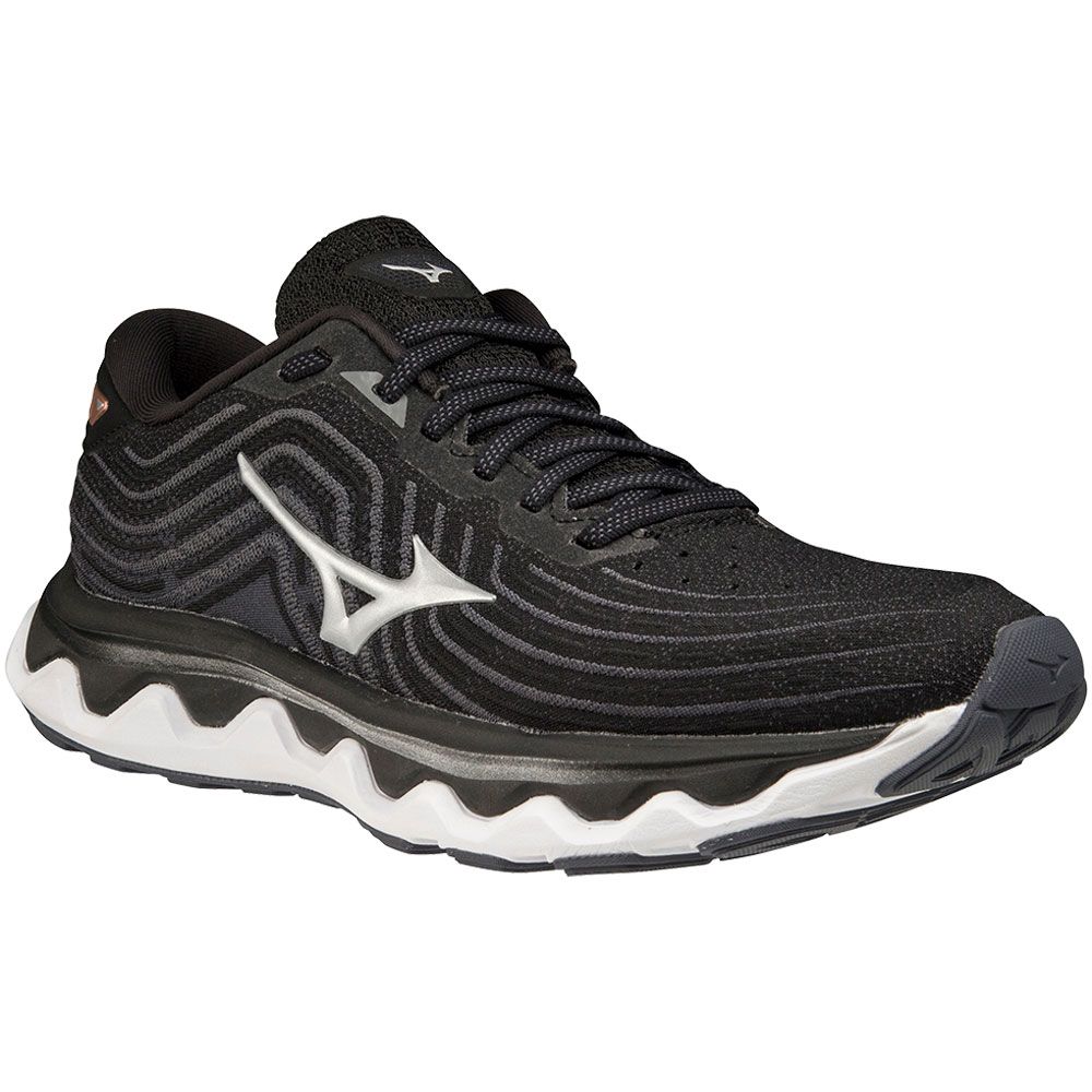 Mizuno Wave Horizon 6 Running Shoes - Womens Black Silver