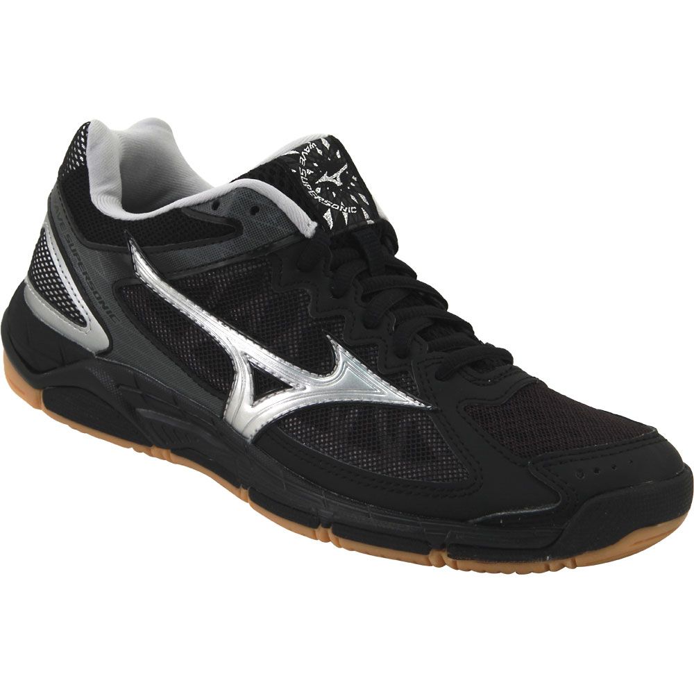 Mizuno Wave Supersonic Volleyball Shoes - Womens Black Silver