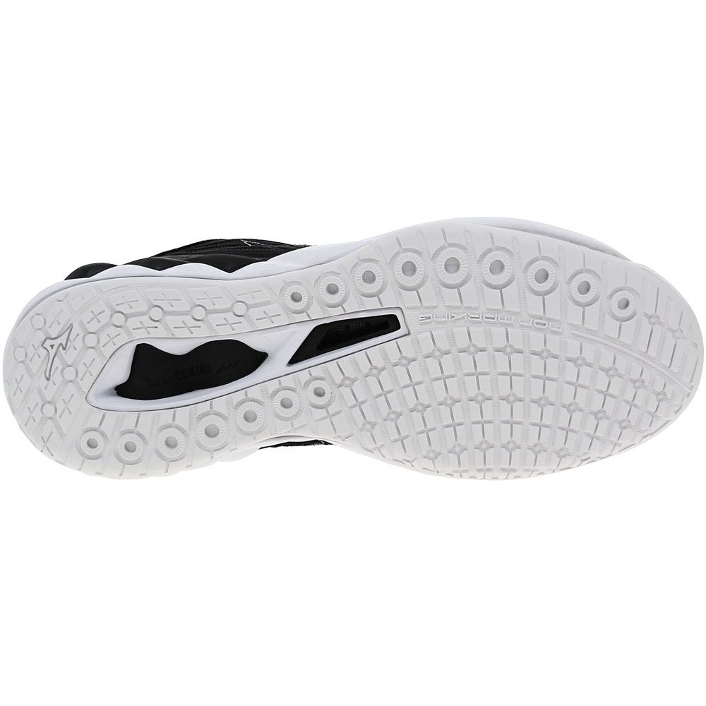 Mizuno Luminous 2 Volleyball Shoes - Womens Black White Sole View