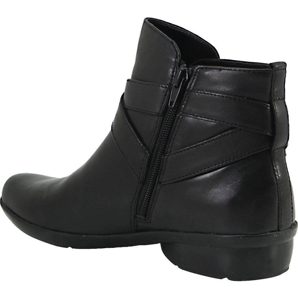 Naturalizer Cassandra Ankle Boots - Womens Black Back View