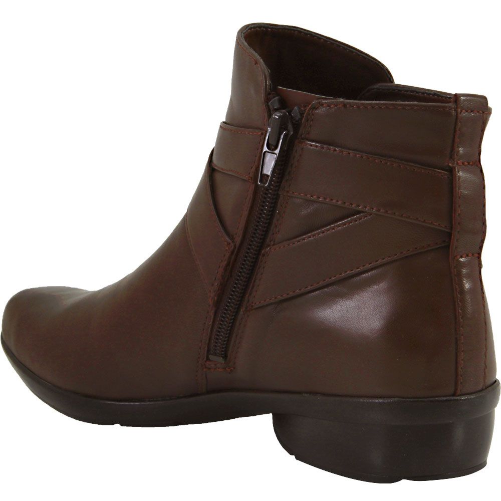 Naturalizer Cassandra Ankle Boots - Womens Brown Back View