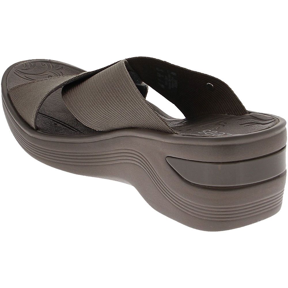 BZees Desire Sandals - Womens Brown Back View