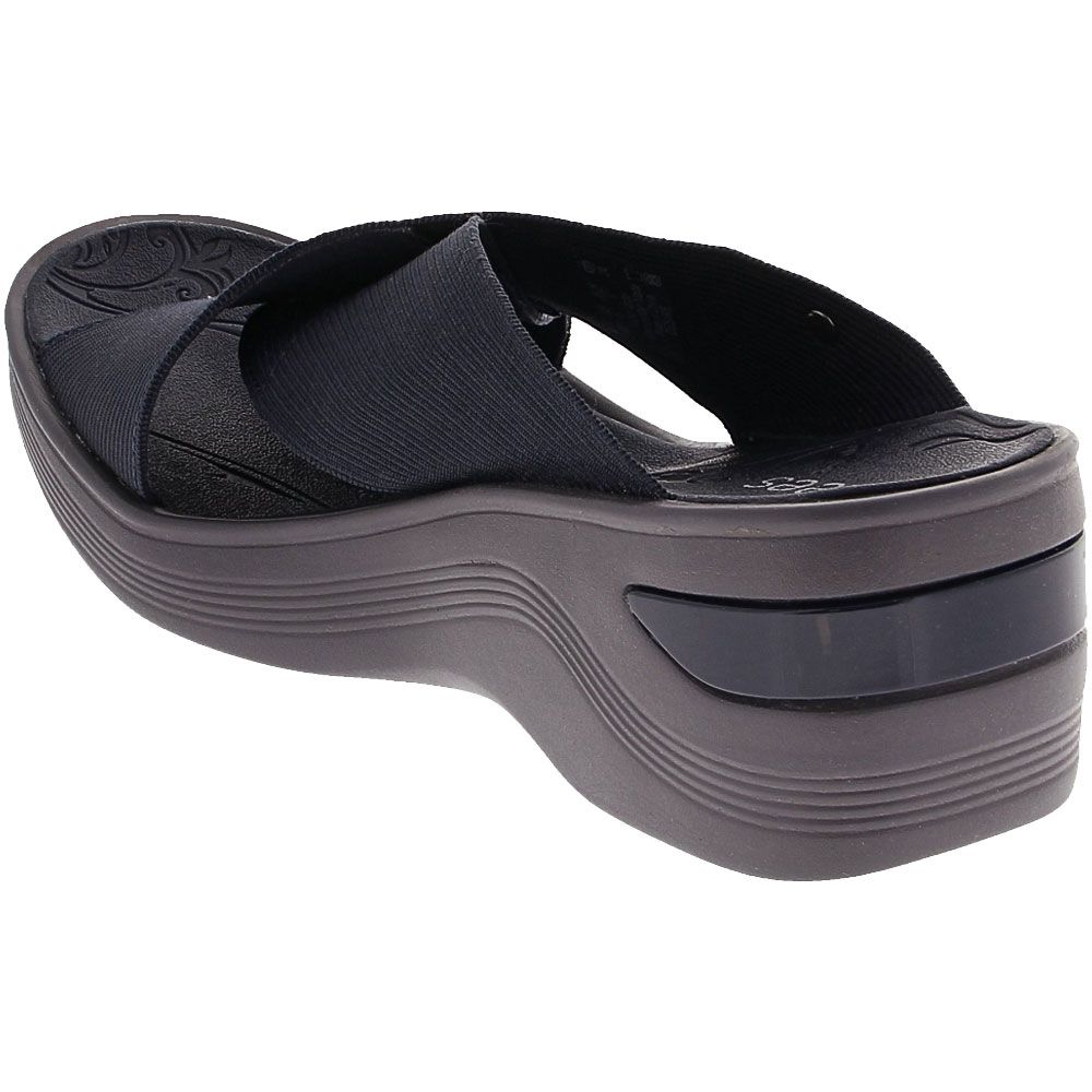 BZees Desire Sandals - Womens Navy Back View
