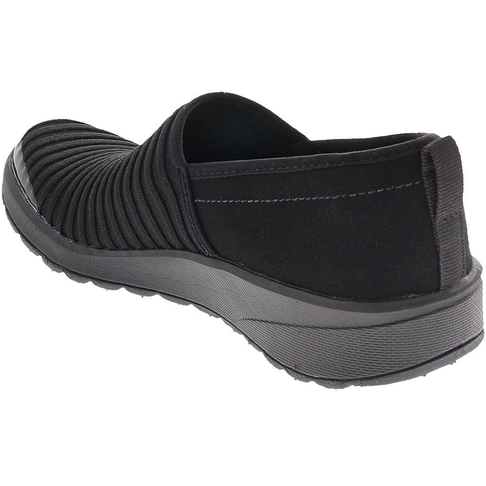 BZees Glee Slip on Casual Shoes - Womens Black Back View