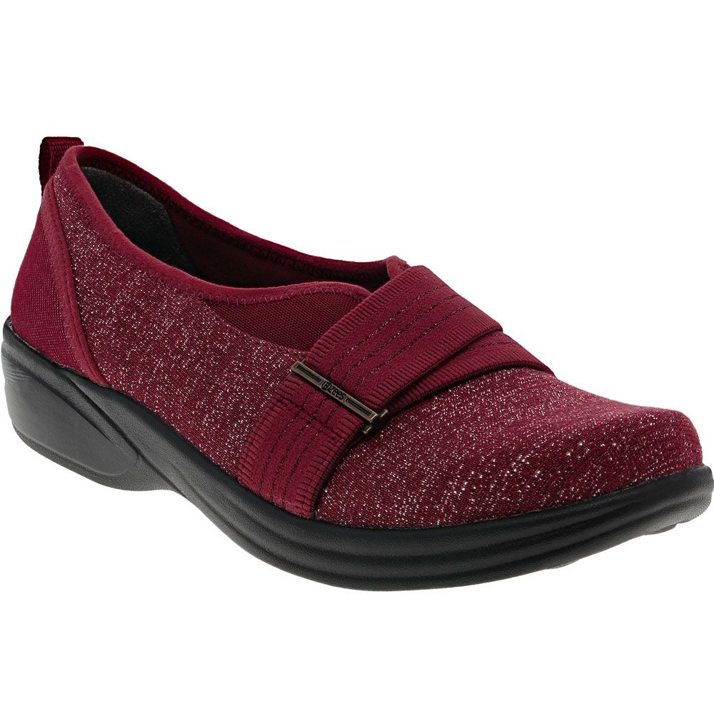 BZees Niche 3 Slip on Casual Shoes - Womens Burgundy