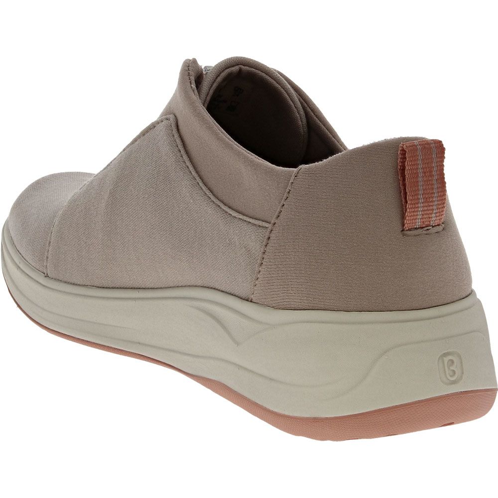 BZees Take It Easy Slip on Casual Shoes - Womens Taupe Back View