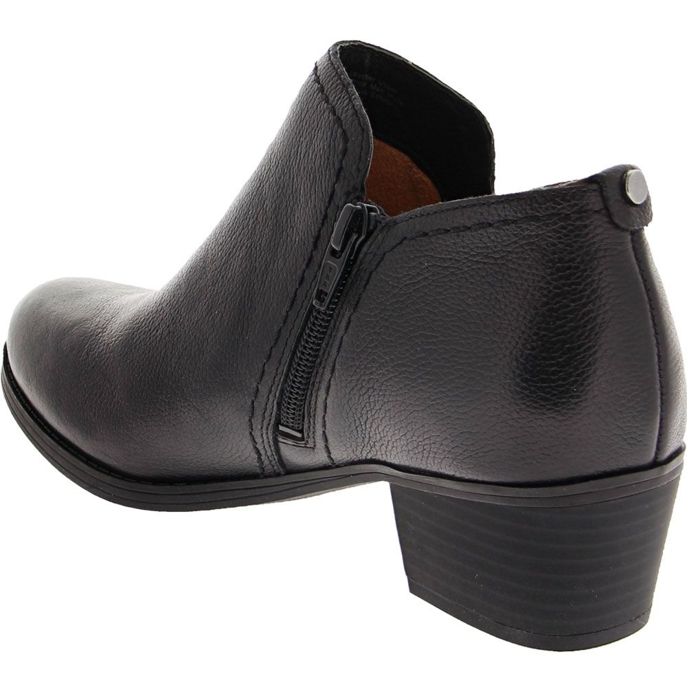 Naturalizer Zarie Ankle Boots - Womens Black Back View
