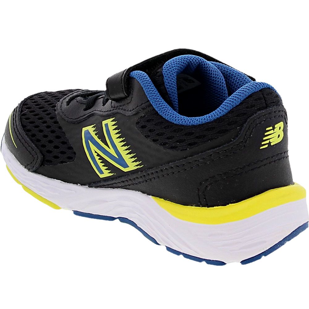 New Balance Ia 680 Bo6 Athletic Shoes - Baby Toddler Black Blue Back View