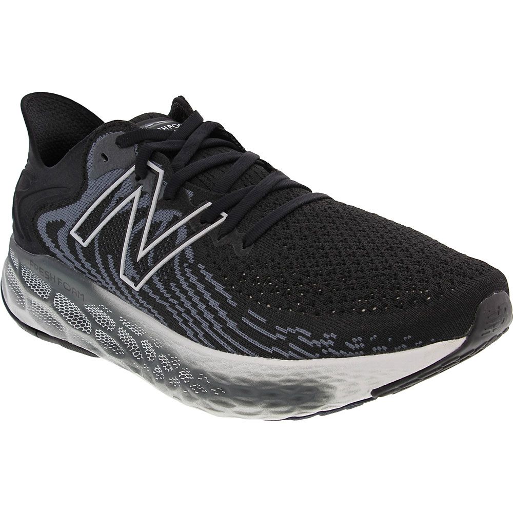 New Balance M 1080 11 B Running Shoes - Mens Black White