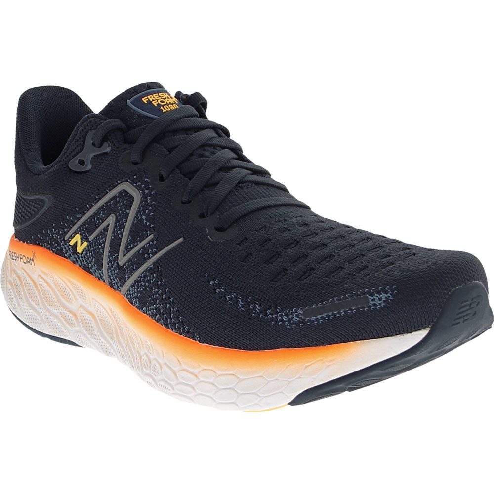 New Balance Fresh Foam X 1080 v12 Mens Running Shoes Navy Eclipse Vibrant Orange