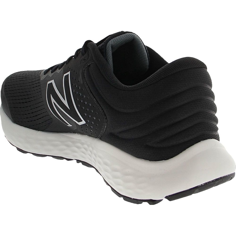 New Balance M 520 Lb7 Running Shoes - Mens Black White Back View