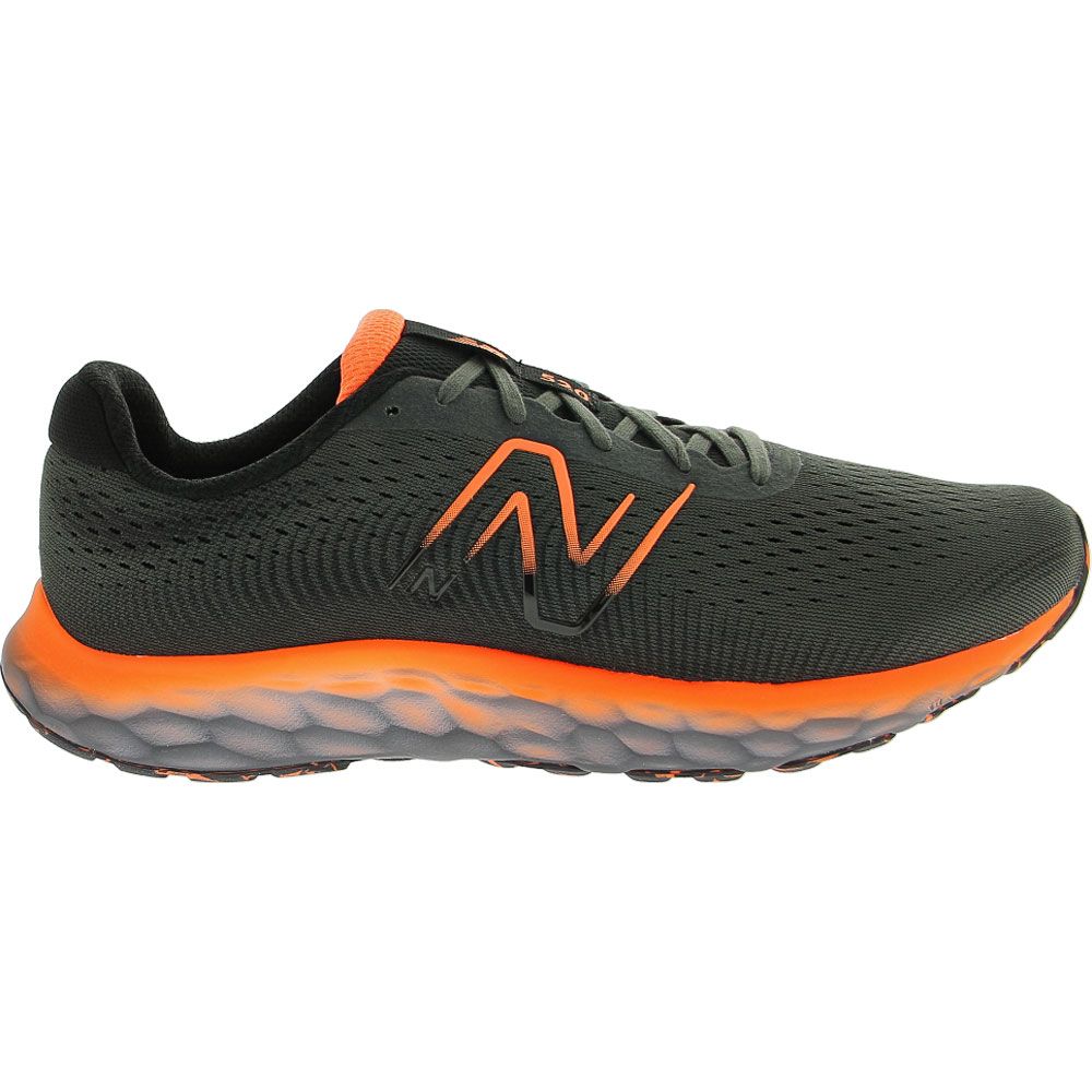 New Balance M 520 Mb8 Running Shoes - Mens Black Orange Side View