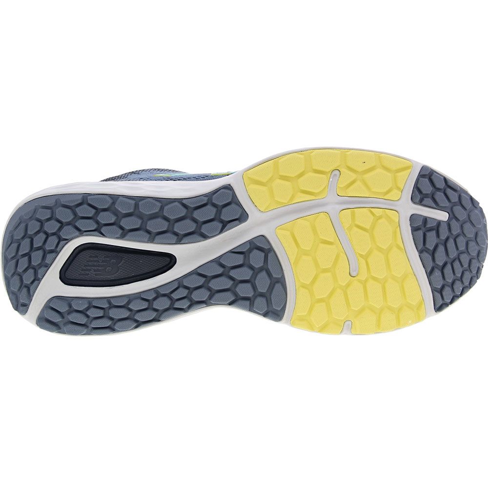 New Balance Freshfoam 680 7 Running Shoes - Mens Ocean Grey Blue Sole View