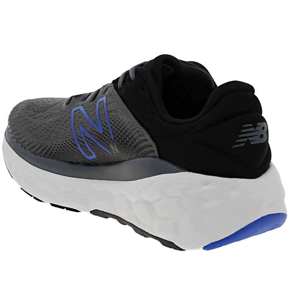 New Balance Freshfoam 840 Running Shoes - Mens Grey Blue Back View