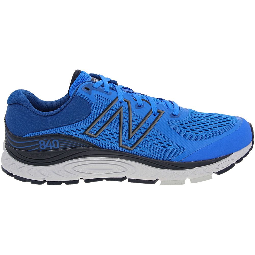 New Balance M 840v5 Mens Running Shoes Blue Side View