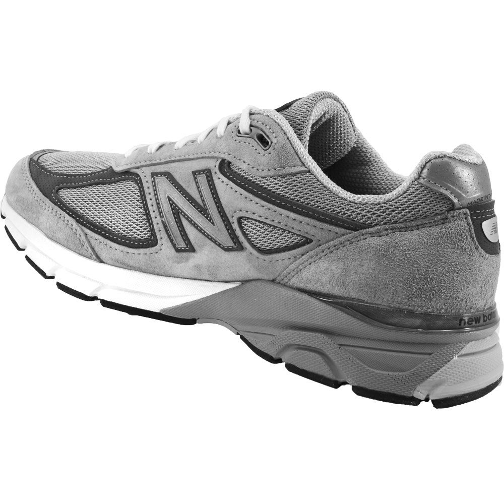 New Balance M 990 Gl4 Running Shoes - Mens Grey Back View