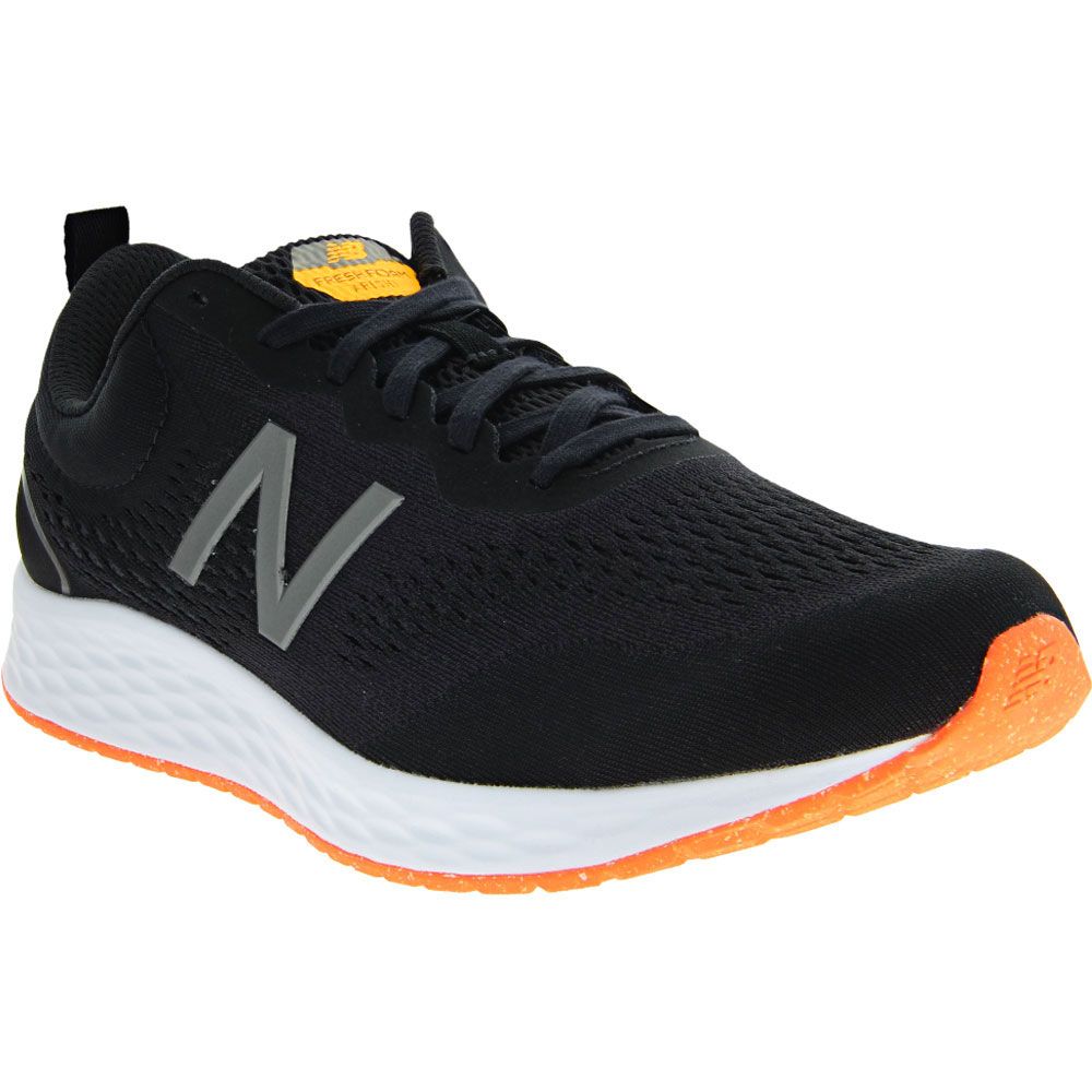 New Balance Fresh Foam Arishi 3 Running Shoes - Mens Black Spicy Orange