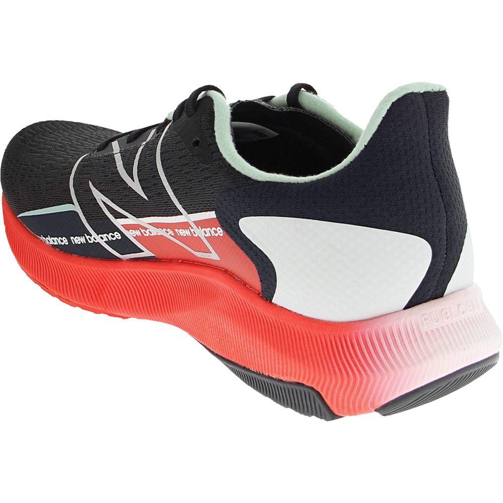 New Balance Fuelcell Propel 2 Running Shoes - Mens Black Red Back View