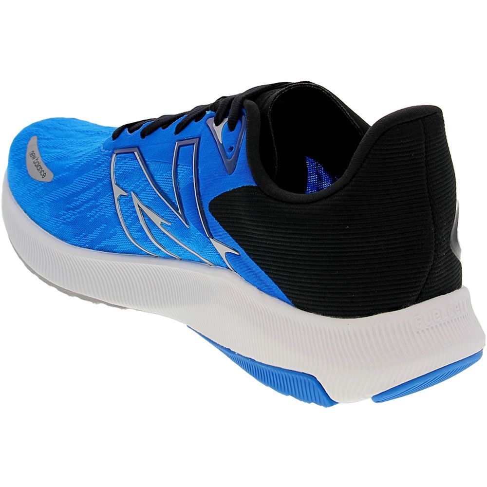 New Balance Fuelcell Propel 3 Running Shoes - Mens Blue Black White Back View