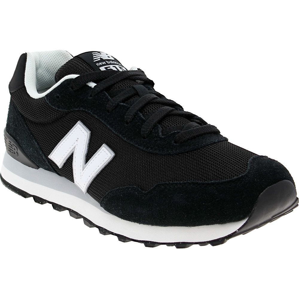 New Balance ML 515 BLK Lifestyle Running Shoes - Mens Black White