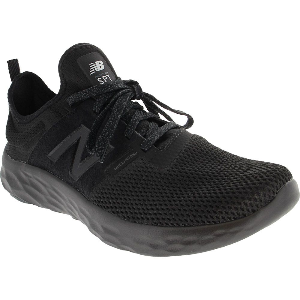 New Balance Freshfoam Sport Running Shoes - Mens Black Black Black
