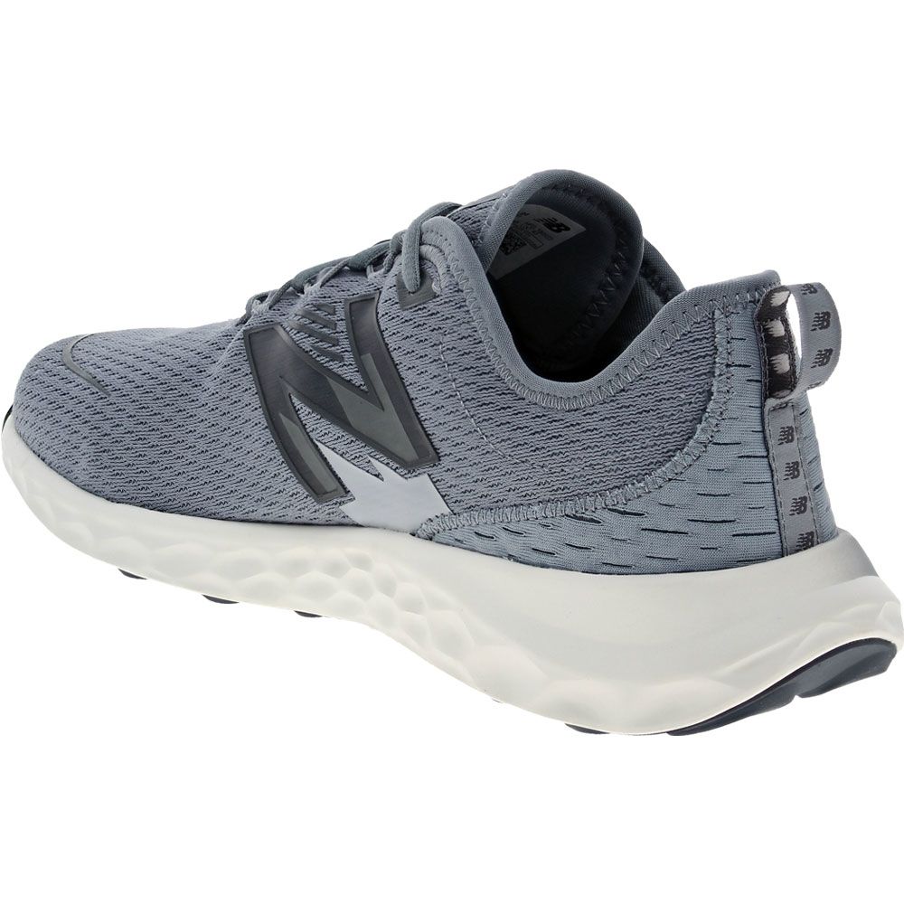 New Balance Freshfoam Spt 4 Running Shoes - Mens Grey White Back View