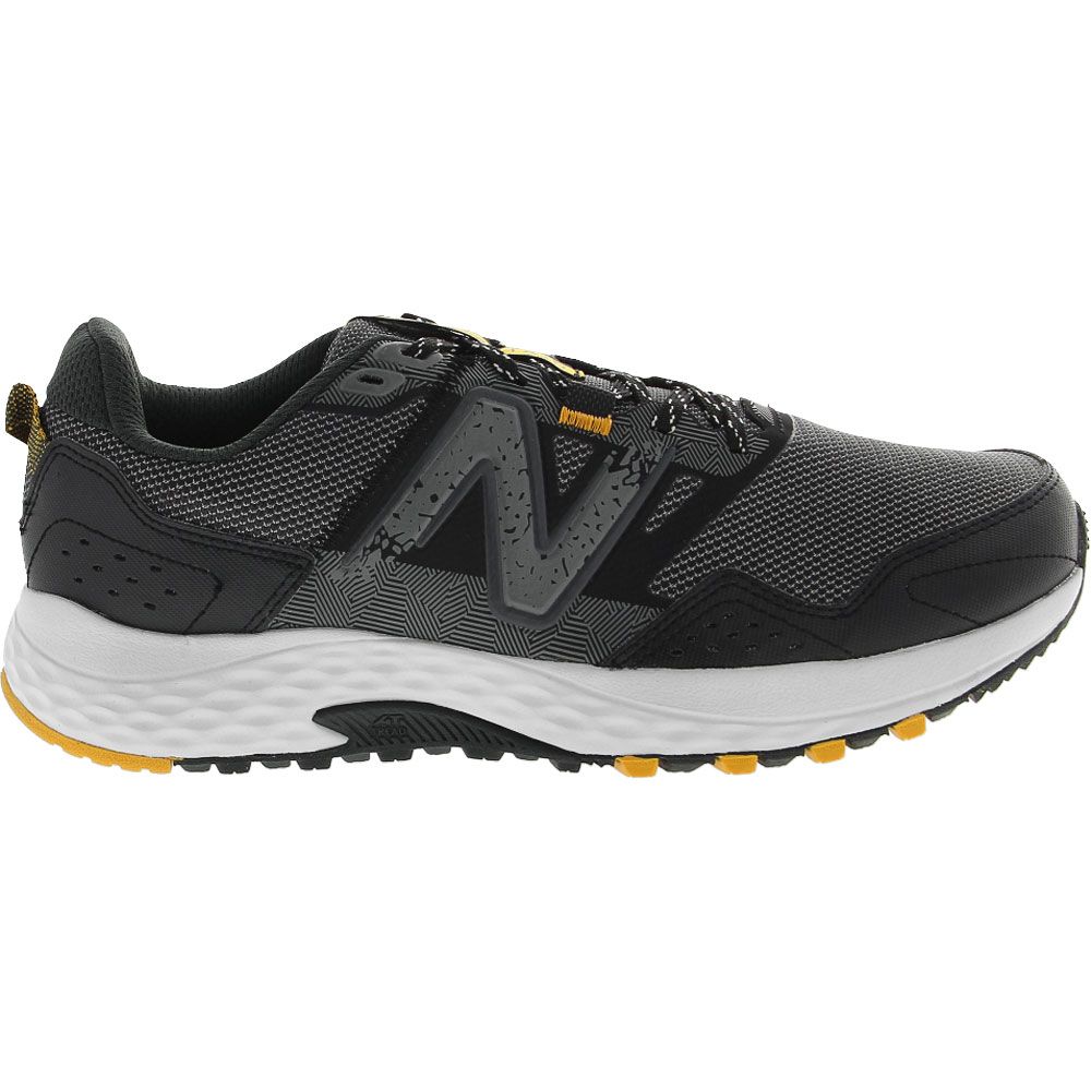 New Balance Mt 410 8 Lg Trail Running Shoes - Mens Black Grey Side View