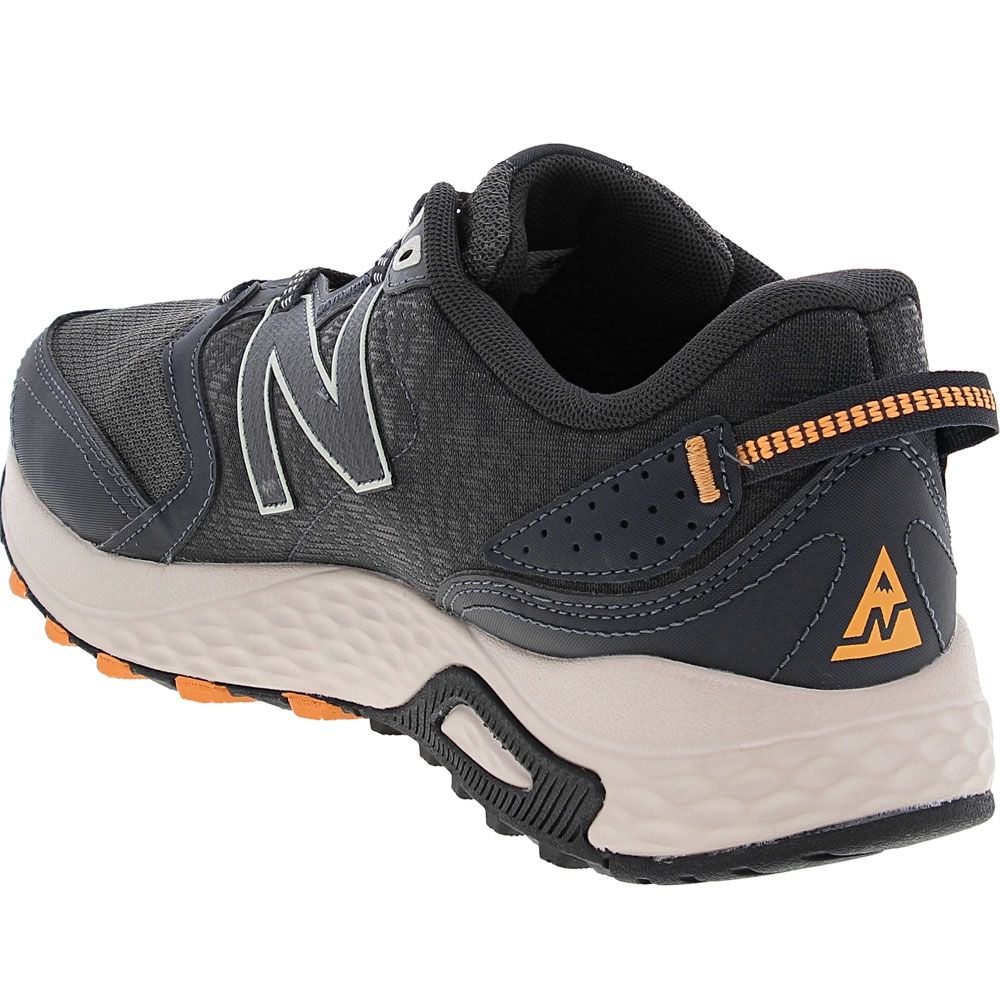 New Balance Mt 410 Mn7 Trail Running Shoes - Mens Grey Back View