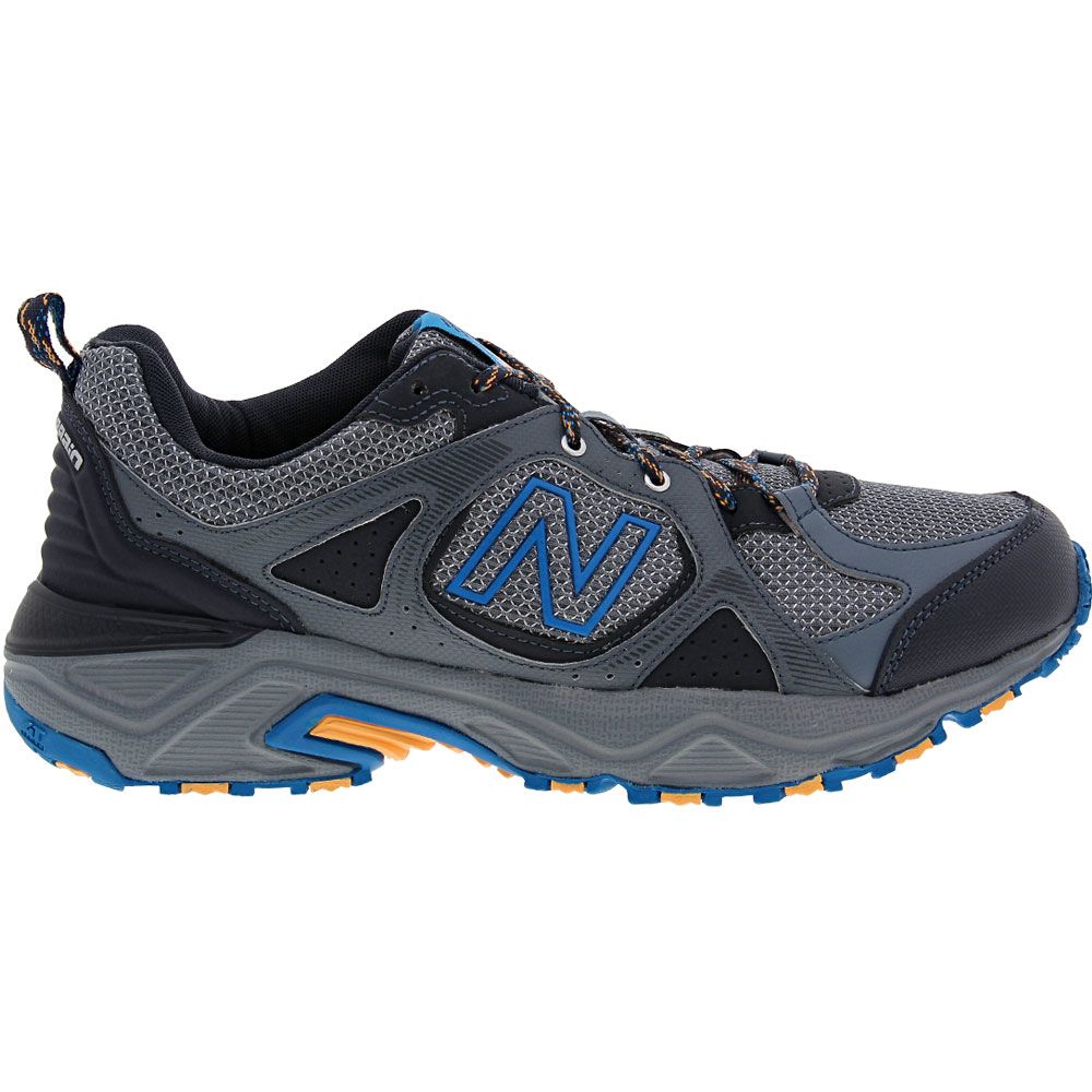 New Balance Mt 481 v3  Mens Trail Running Shoes Grey Side View