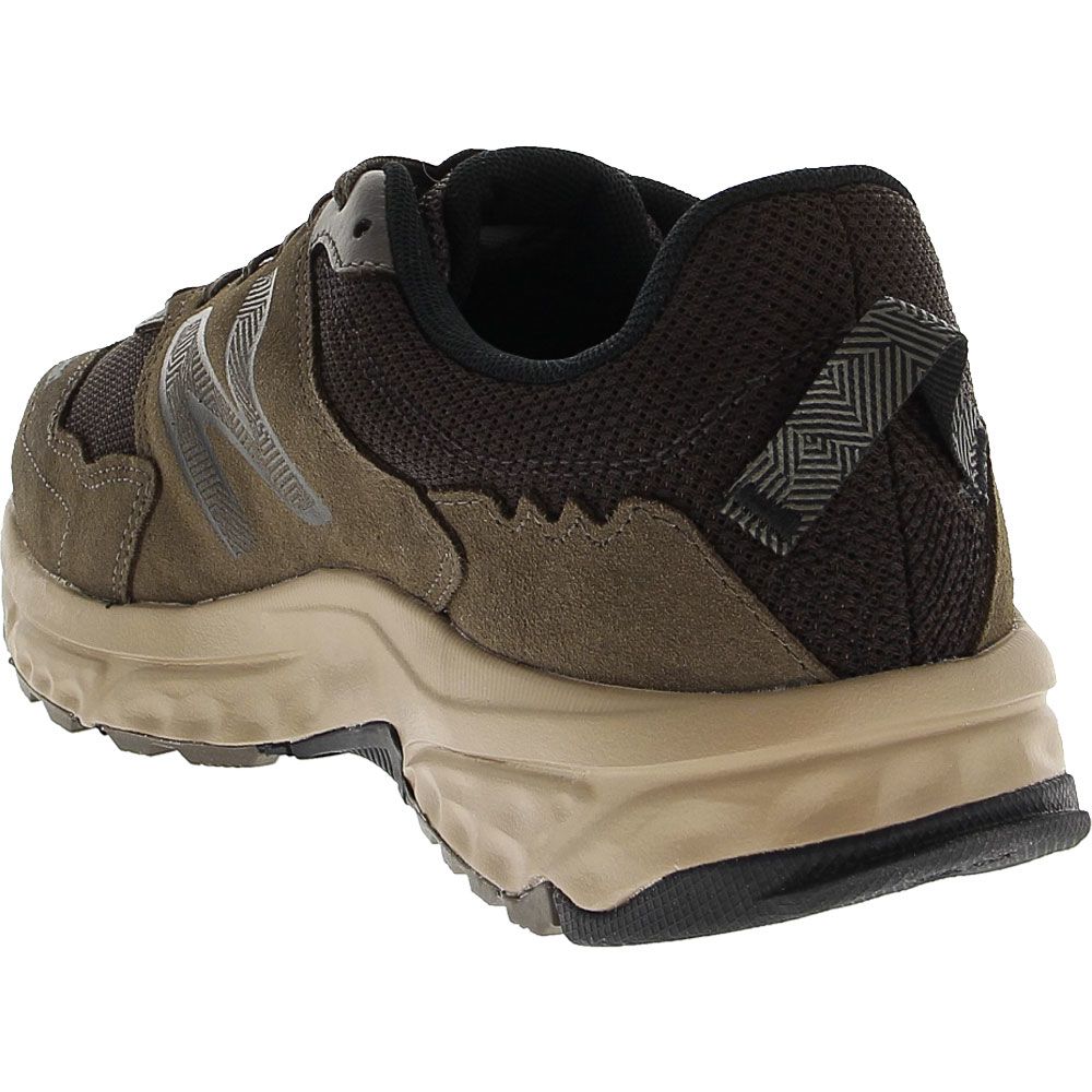 New Balance Mt 510 Suede 6 Casual Walking Shoes - Mens Brown Back View
