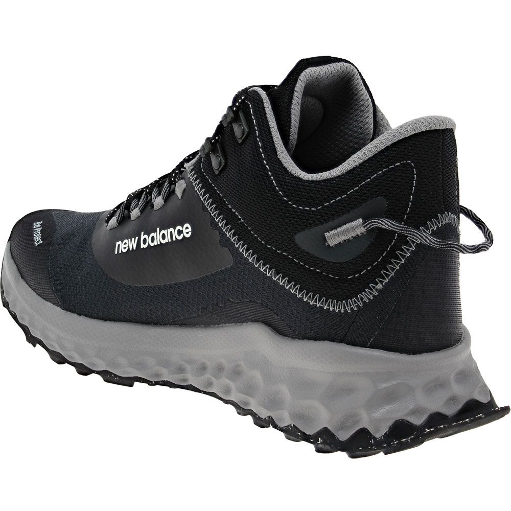 New Balance Freshfoam Garoe Hiking Boots - Mens Black Grey Back View