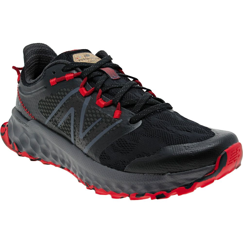 New Balance Garoe Mens Trail Running Shoes Black Red