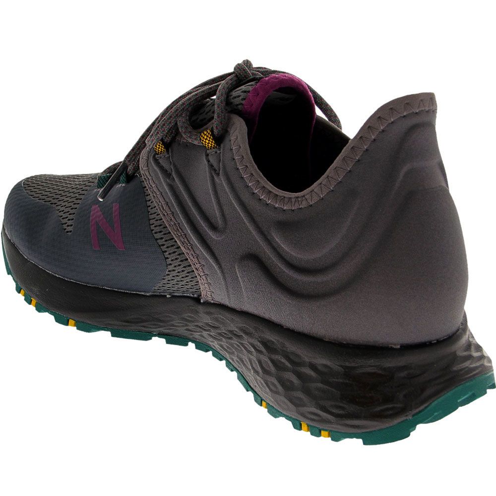 New Balance Freshfoam Roav Rc Trail Running Shoes - Mens Grey Back View