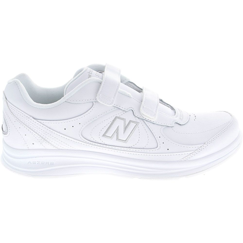 New Balance 577 Velcro Walking Shoes - Mens White