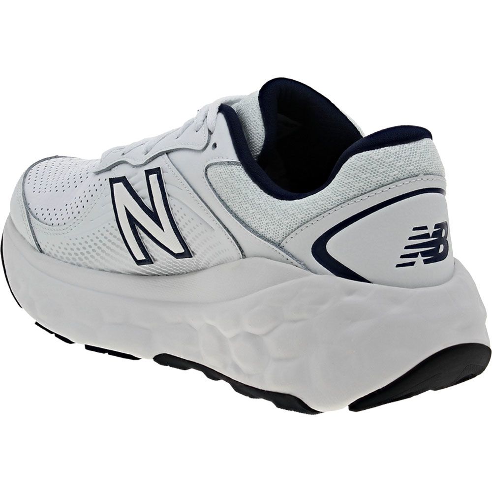 New Balance Fresh Foam X 840F v1 Walking Shoes - Mens White Blue Back View