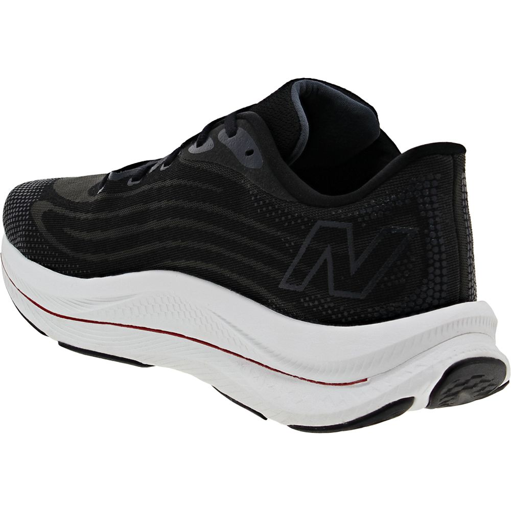 New Balance Fuelcell Walker Elite Walking Shoes - Mens Black Red Back View
