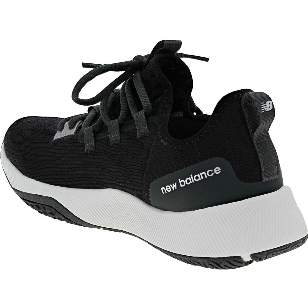 New Balance Fuelcell Trainer 2 Training Shoes - Mens Black Blacktop White Back View