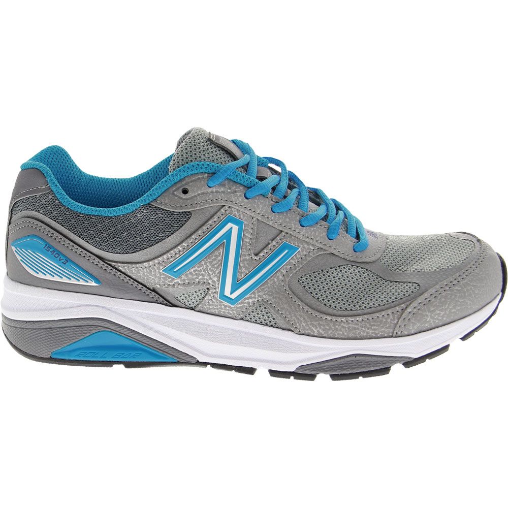 New Balance W 1540 Sp3 Running Shoes - Womens Silver Blue Side View