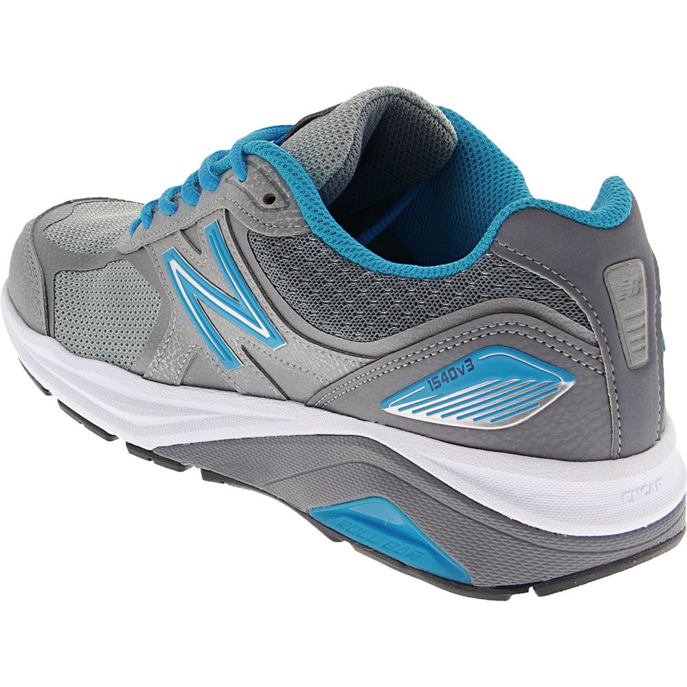 New Balance W 1540 Sp3 Running Shoes - Womens Silver Blue Back View