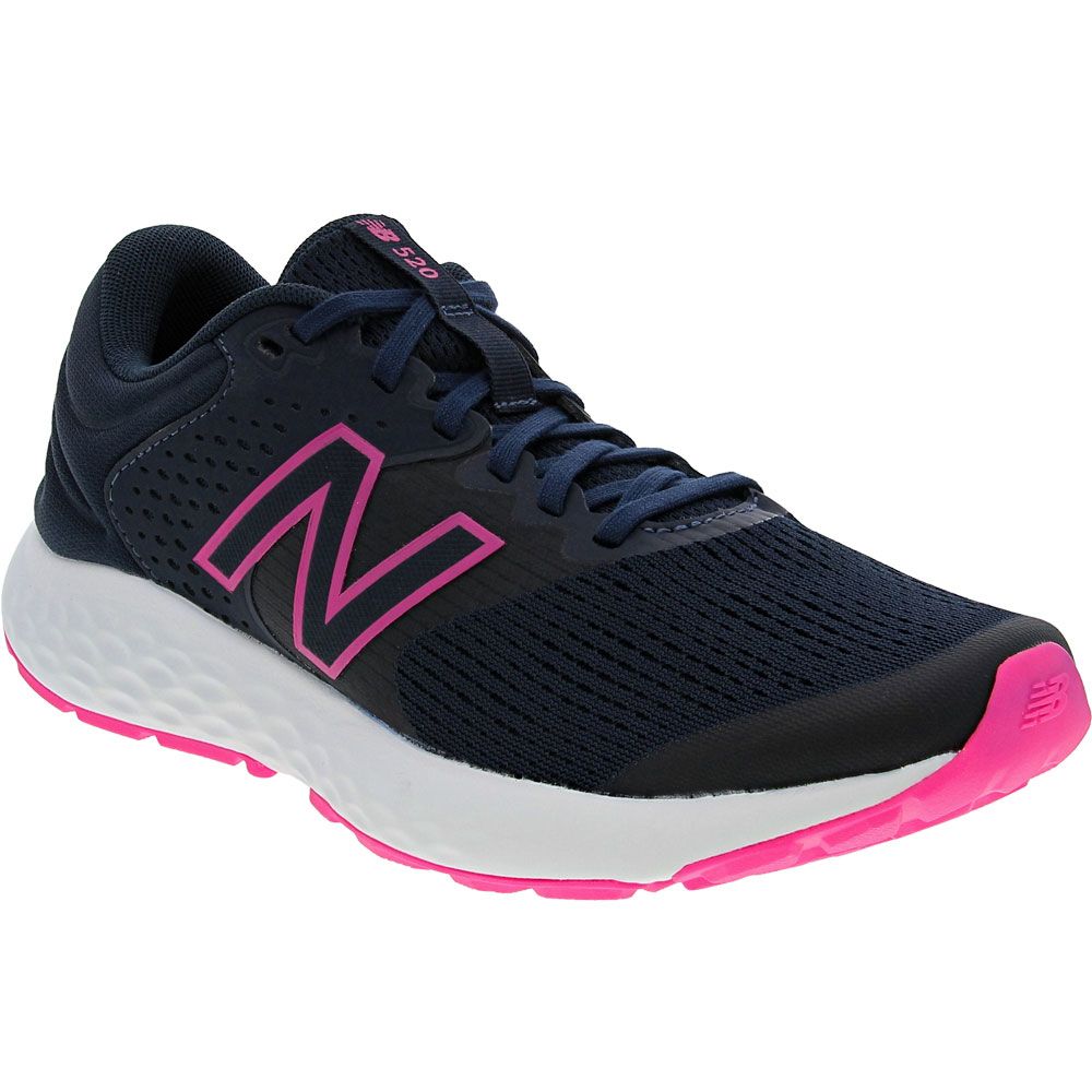 New Balance W 520 Cb7 Running Shoes - Womens Navy Pink