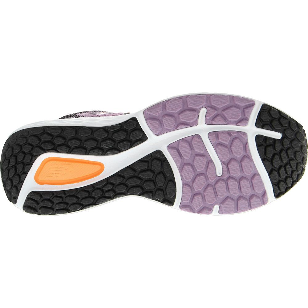 New Balance Freshfoam 680 7 Running Shoes - Womens Purple Black Orange Sole View