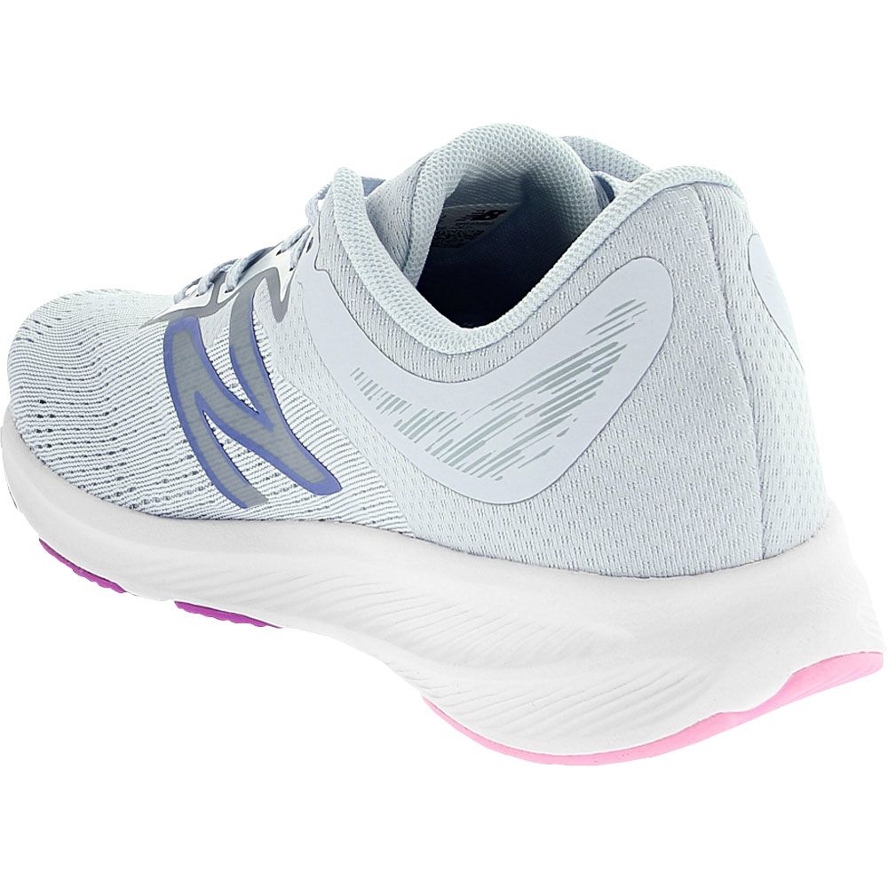 New Balance Drift 2 Running Shoes - Womens Light Blue Rose Back View