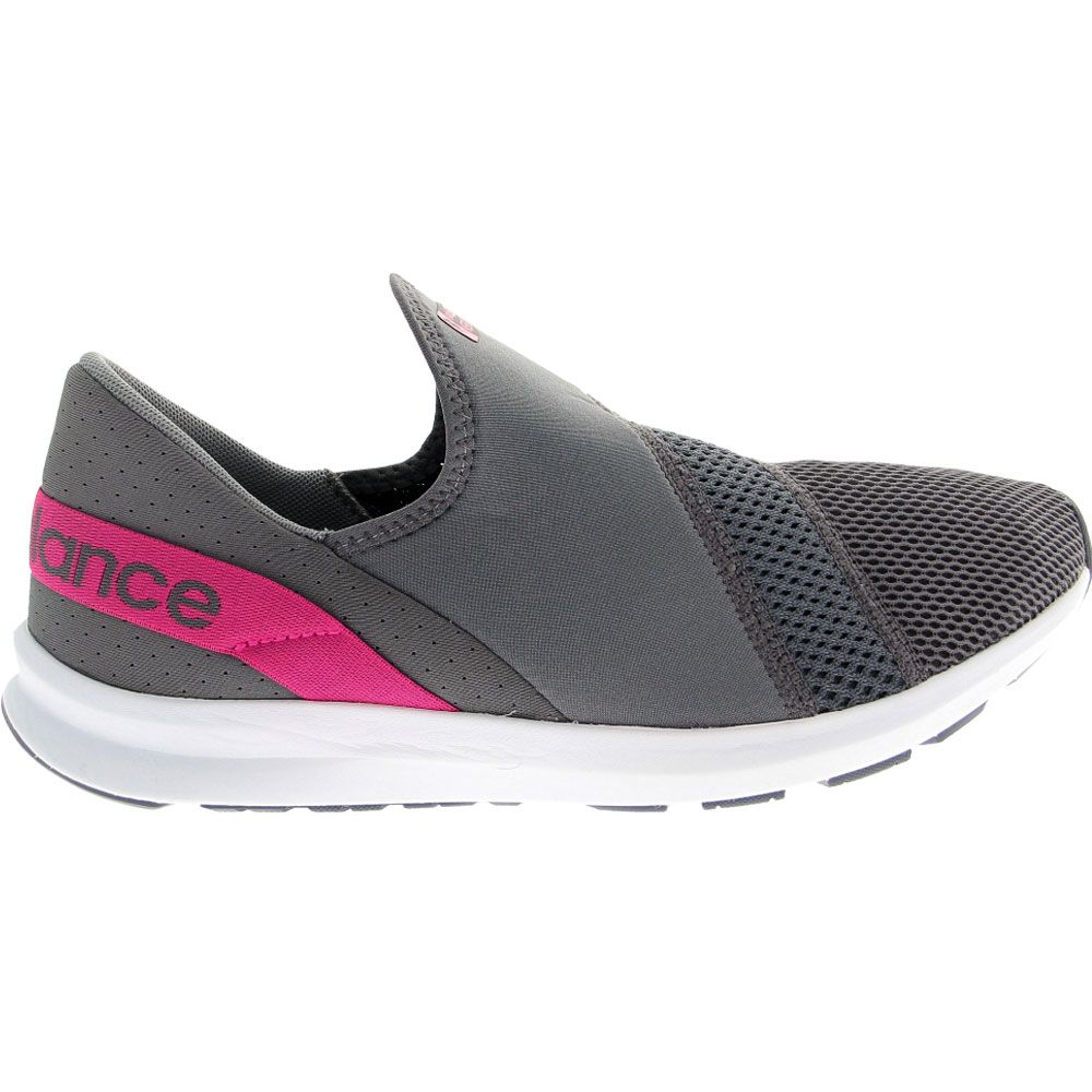 New Balance Nergize Easy Slipon1 Training Shoes - Womens Grey Pink White