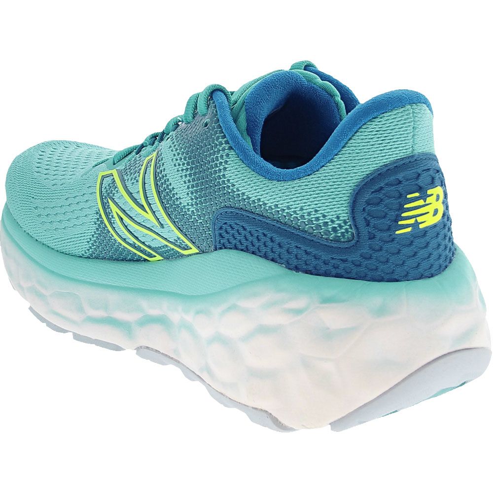 New Balance Freshfoam More 3 Running Shoes - Womens Blue Back View