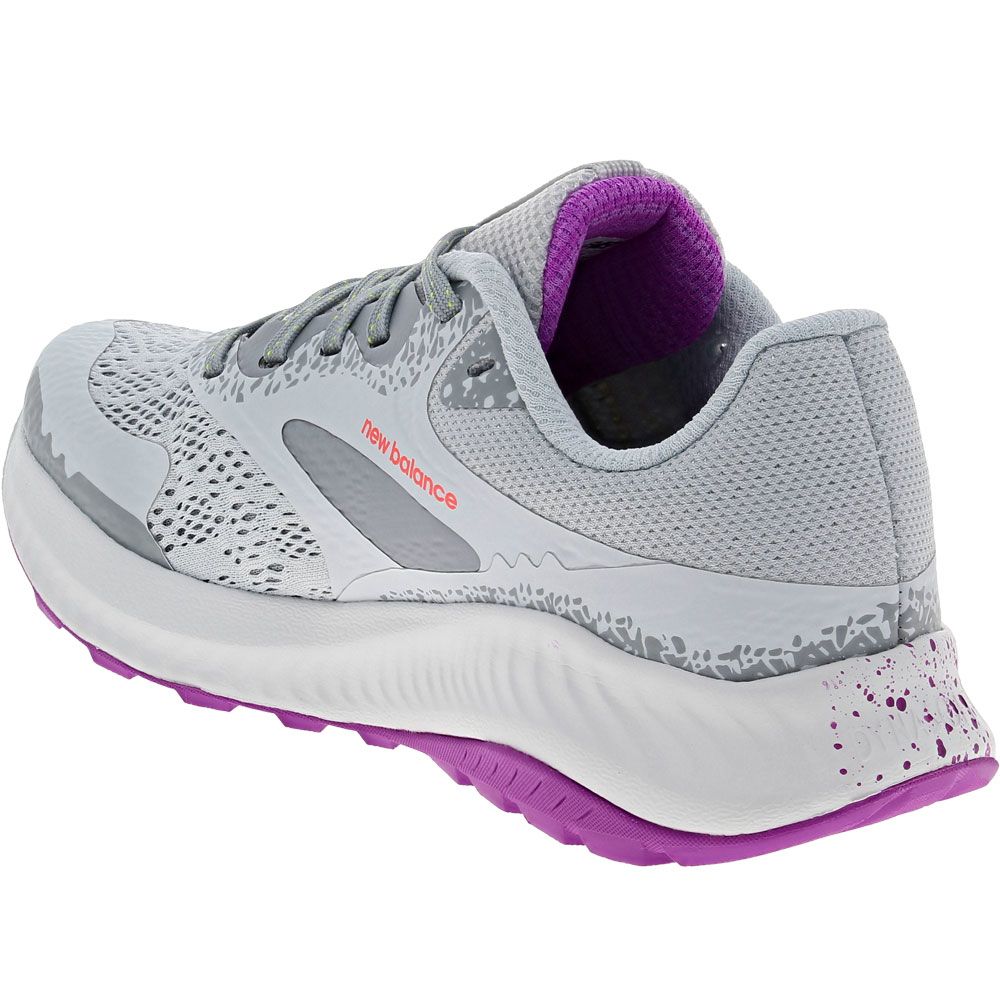 New Balance Dynasoft Nitrel 5 Trail Running Shoes - Womens Silver Back View