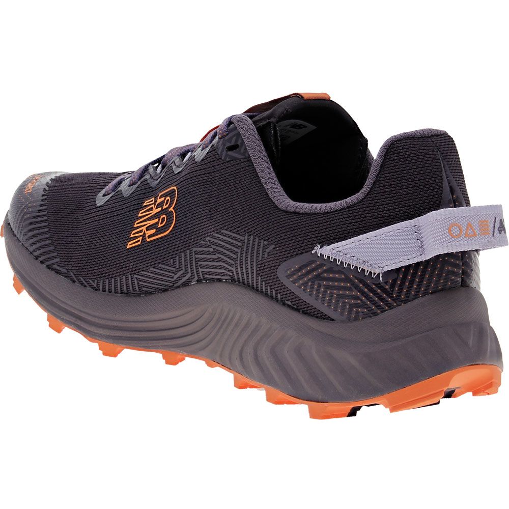 New Balance Fuelcell Summit 4 Trail Running Shoes - Womens Interstellar Grey Violet Back View