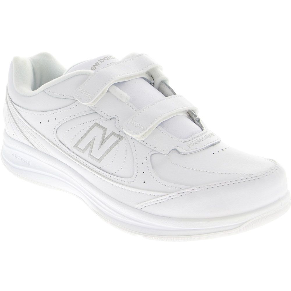 New Balance 577 Velcro Walking Shoes - Womens White