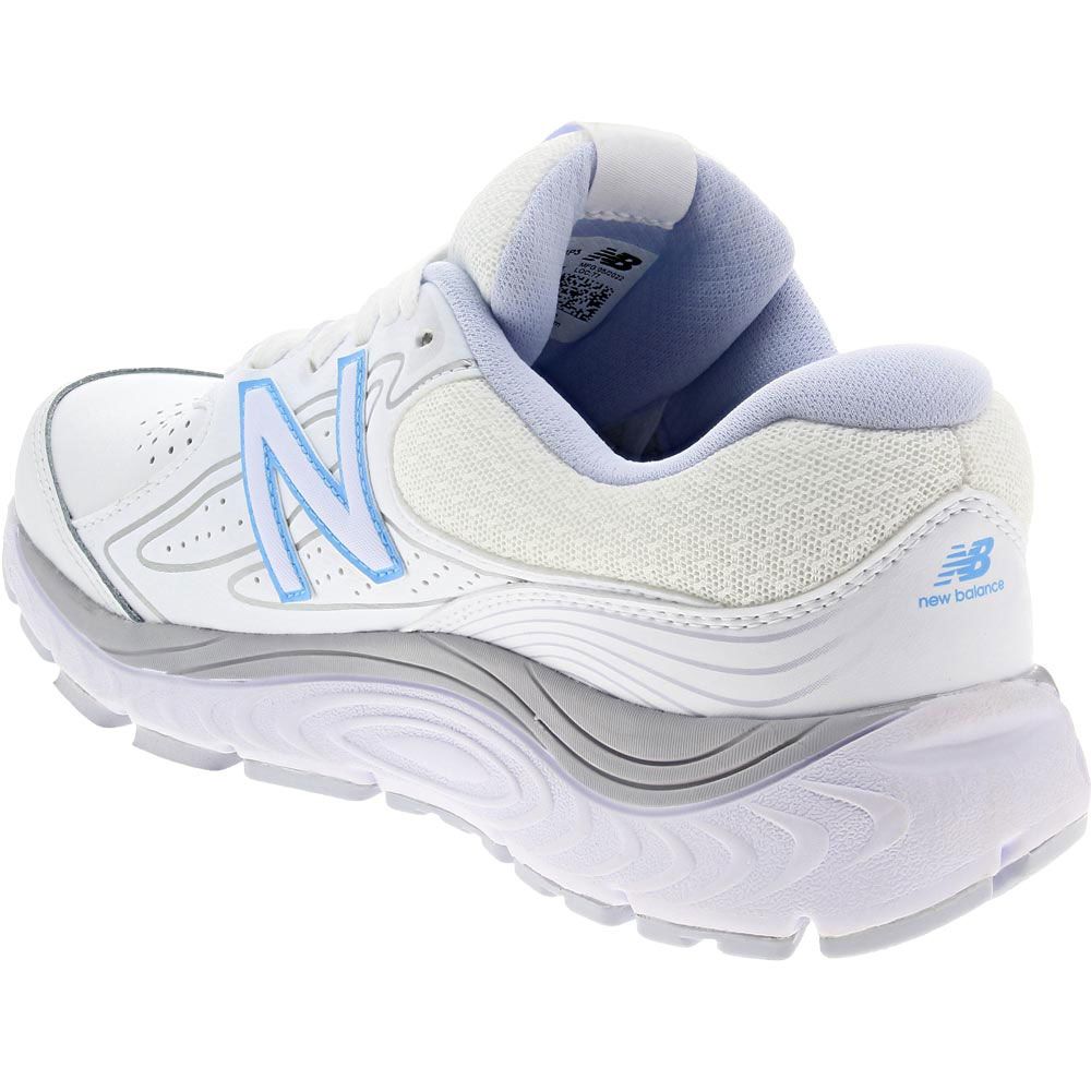 New Balance Ww 840 Gp3 Walking Shoes - Womens White Grey Back View