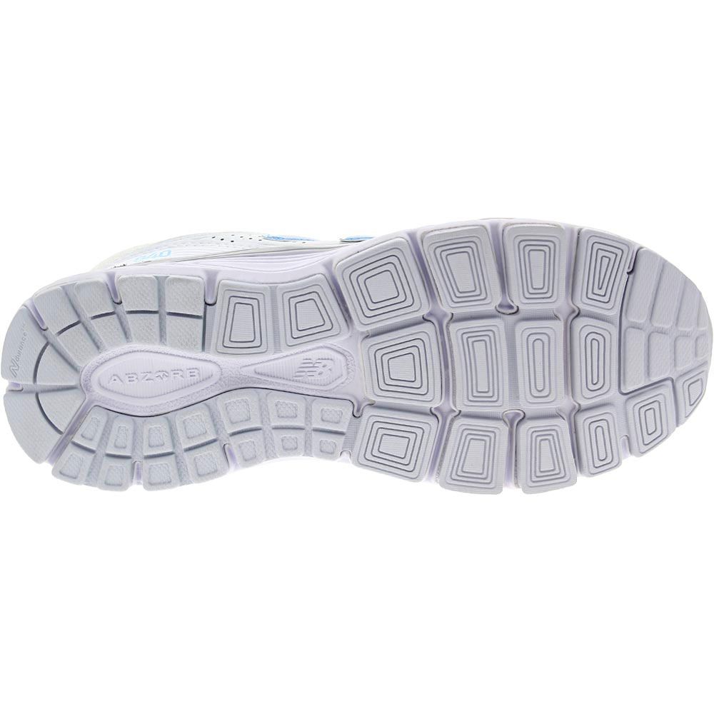 New Balance Ww 840 Gp3 Walking Shoes - Womens White Grey Sole View